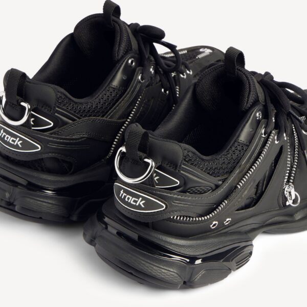 Balenciaga 男士黑色拉鍊運動鞋