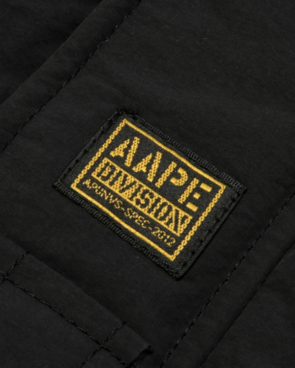 AAPE 做舊猿人徽章潮流連帽羽絨外套外套