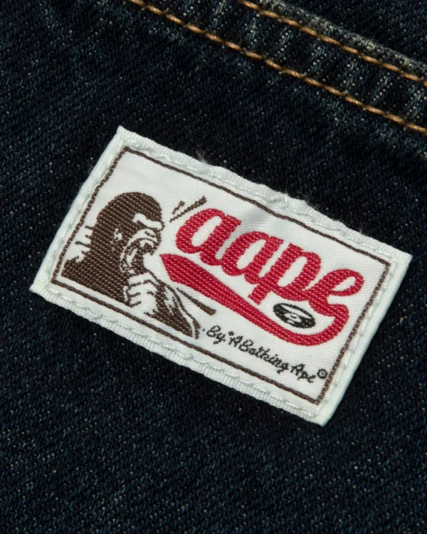AAPE 水洗做舊牛仔褲