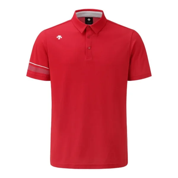 ONE-POINT Y-COLLARED SHORT-SLEEVED T-SHIRT 男士 高爾夫翻領上衣