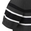 STRIPE Y-COLLARED SHORT-SLEEVED SWEATER 男士 高爾夫翻領上衣
