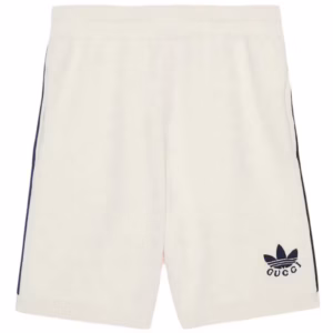 Gucci-x-adidas-Elastic-Viscose-Shorts-White Gucci x adidas Elastic Viscose Shorts