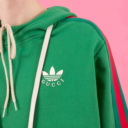 s-l1600 (1) Gucci x adidas SS22 Cotton Streak Hoodie Green Unisex