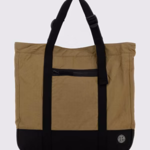 Stone Island 棉質防撕裂手提袋
