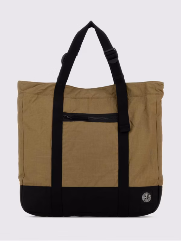 Stone Island 棉質防撕裂手提袋